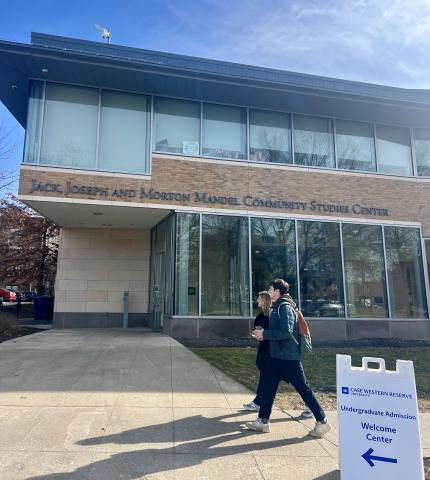 Front of the Undergraduate Admission Welcome Center