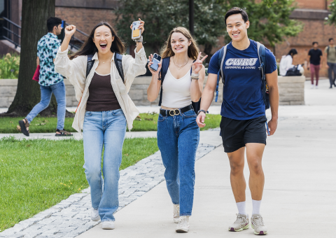 Students on quad 