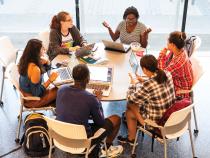 Students gather to collaborate at Case Western Reserve University