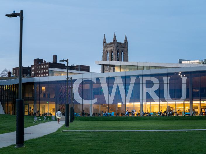 CWRU campus building.