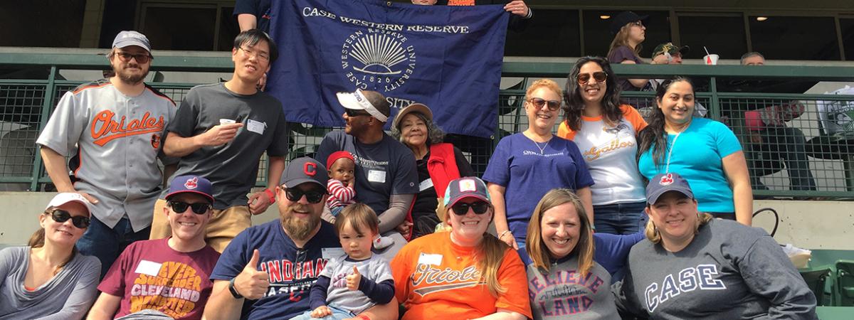photo of the Baltimore/D.C. Chapter at a baseball game from 2018