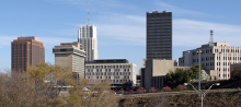 Akron City skyline at daytime