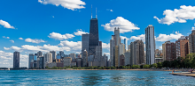 Chicago Skyline, on a sunny day