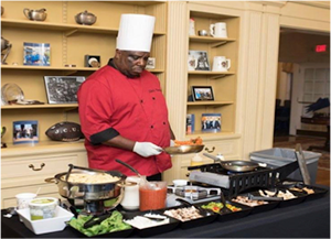 image of a chef from Del's Catering