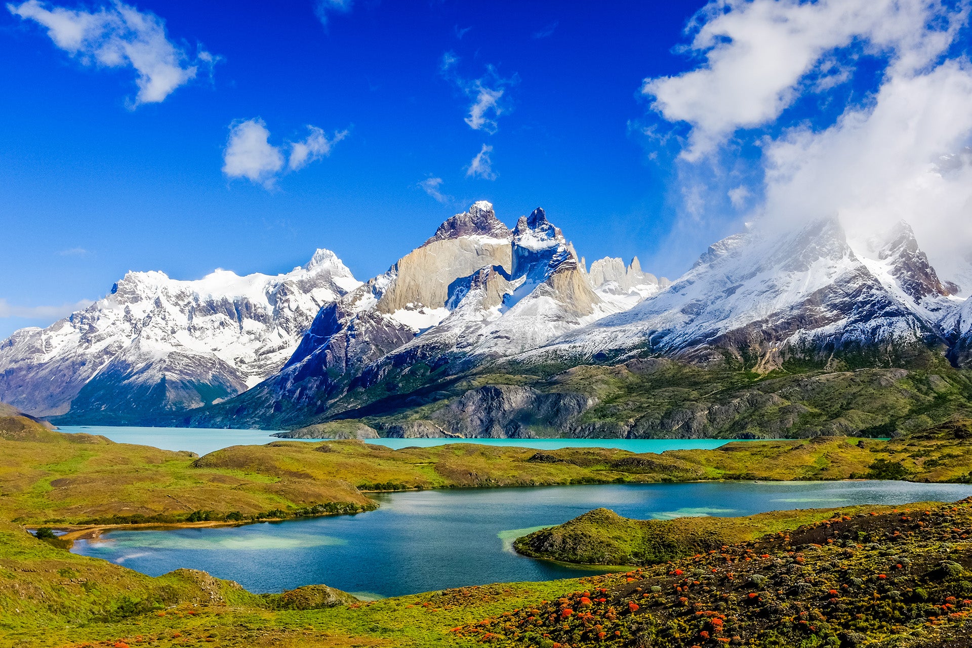 Patagonian mountain view