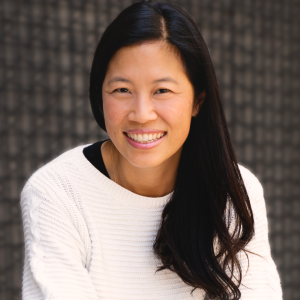 Sandra Oh Lin smiles at camera
