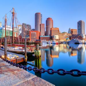 Boston skyline in the daytime
