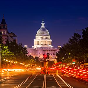 Photo of Washington DC at night