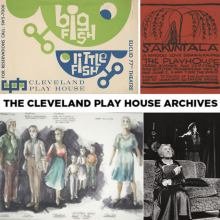 Covers of playbills from several Cleveland Play House productions