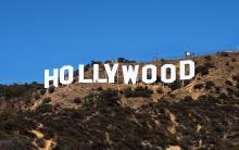 Hollywood Sign nestled in mountainside