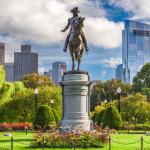 George Washington statue in Boston Common