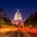 Photo of Washington DC at night
