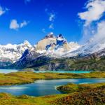 Patagonian mountain view