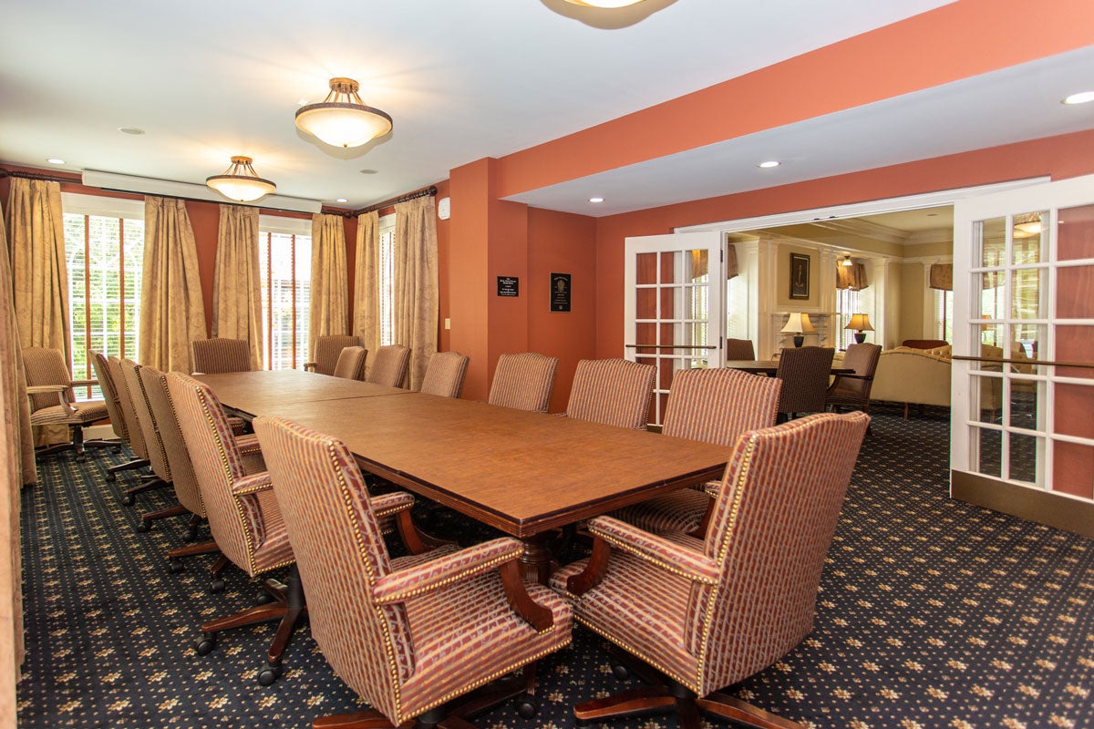 The Sigma Alpha Epsilon Boardroom at the Linsalata Alumni Center  