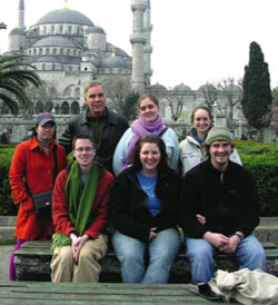 John Grabowski and his students in
Ankara