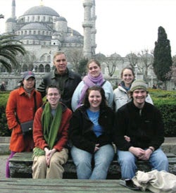 John Grabowski and his students in
Ankara