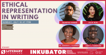 Inkubator Flyer with images of speakers