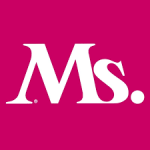 hot pink square with Ms. title in the middle