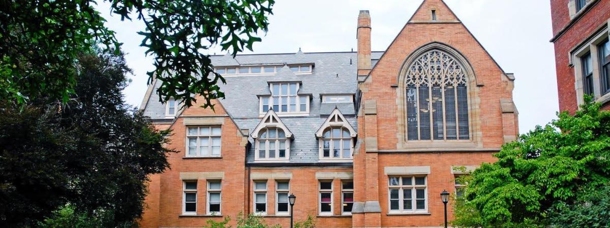 Clark Hall, located on the Mather Quad, is home to the Baker-Nord Center for the Humanities