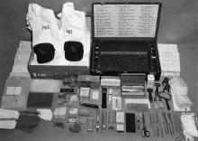 Photo of FBI kit used to identify victims of death