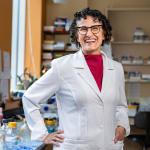 Radhika Atit in her lab at CWRU