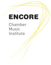 Logo for ENCORE Chamber Music Institute