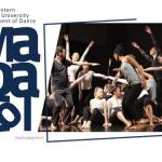 Photo of MaDaCol dancers with Case Western Reserve University MaDaCol written