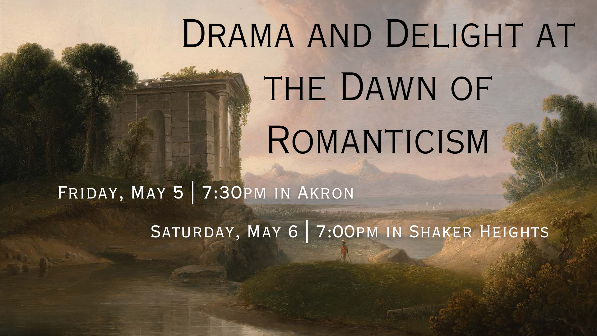 Drama and Delight Event Flyer