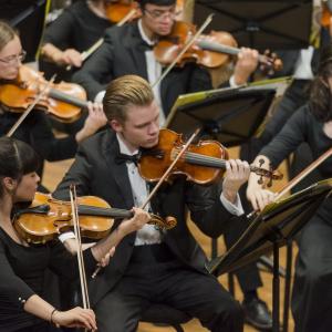 Photo of CWRU Music students