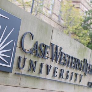 Photo of CWRU sign
