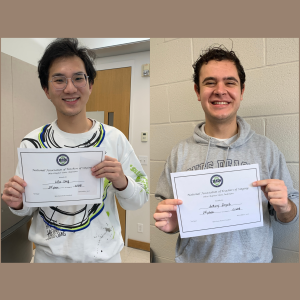 Lifan Deng and Anthony Zogaib