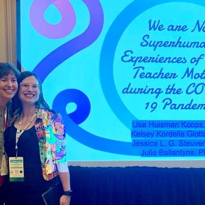 Lisa Huisman Koops and Jessica Steuver at NAfME Conference November 2022