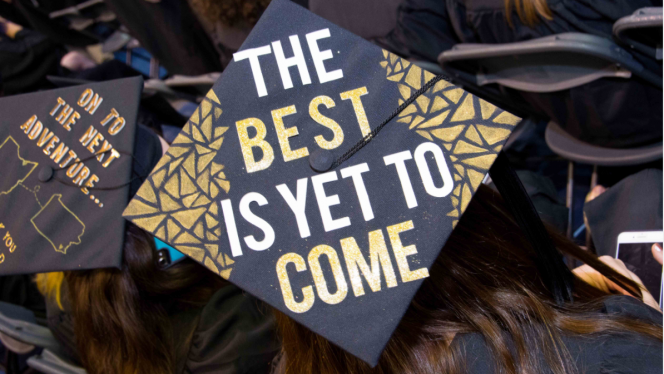 CWRU Commencement graduate cap
