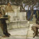Sappho and Alcaeus is an 1881 oil painting by Lawrence Alma-Tadema.