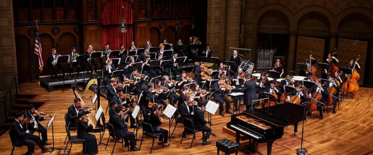 Part of the OU Orchestra, The Open University (OU) Orchestr…