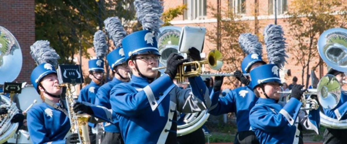 Photo of the Spartan Marching Band