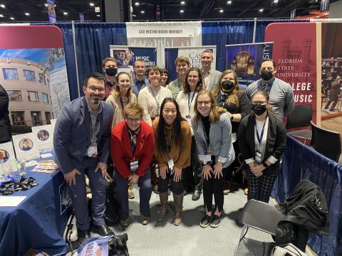 MuEd faculty and students at Midwest 2022