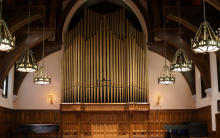 Harkness Chapel stage