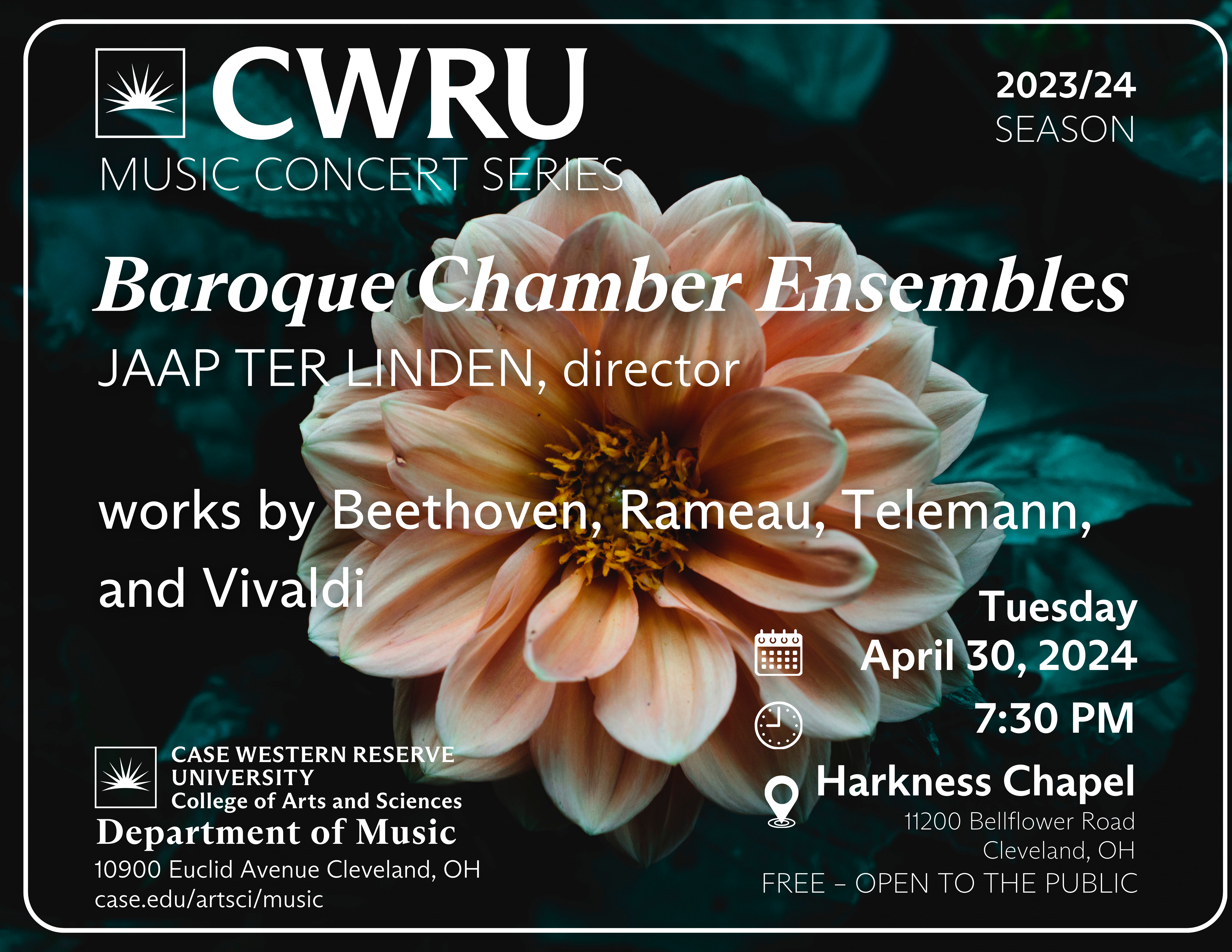 Baroque Chamber Ensembles Poster (April 30)