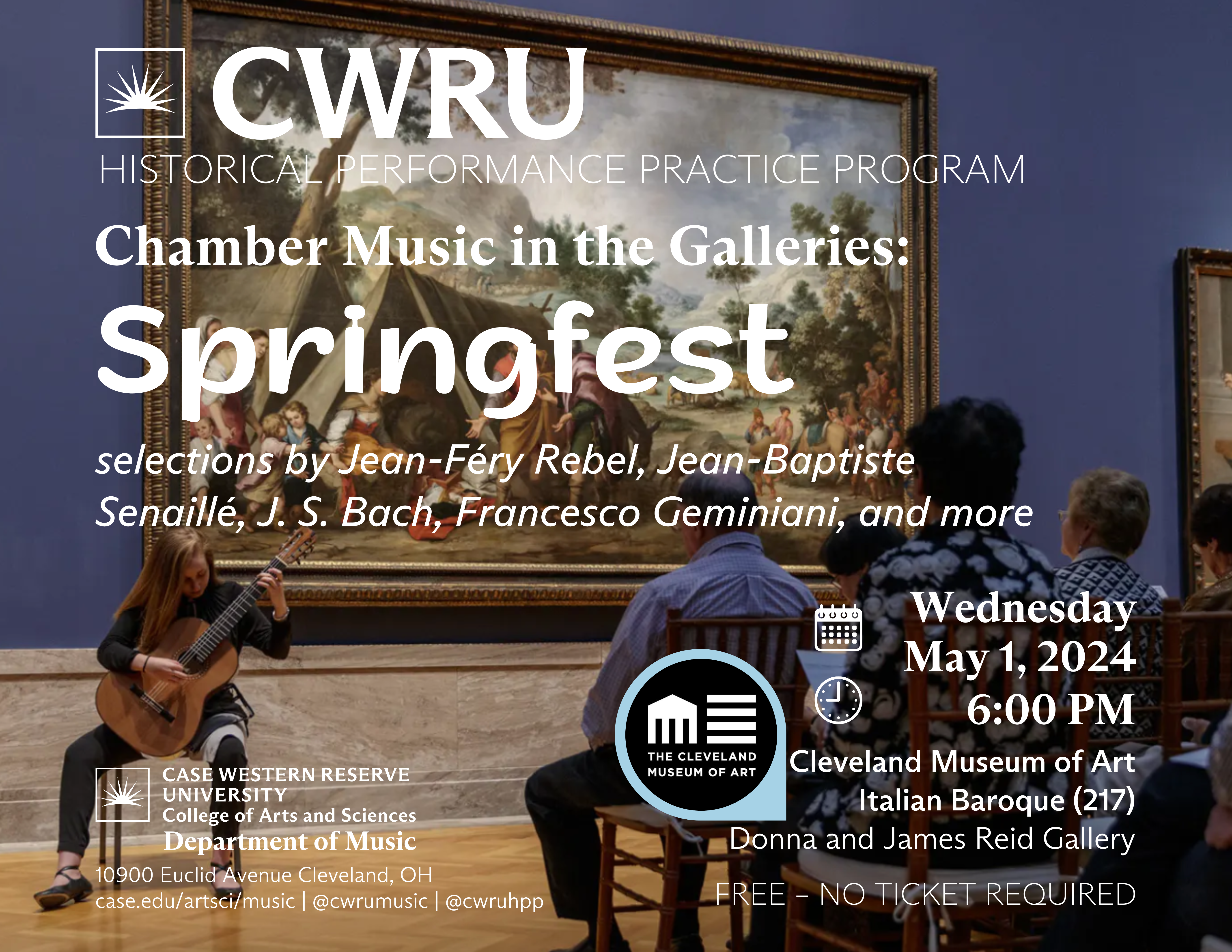 HPP Chamber Music in the Galleries at CMA (May 1)