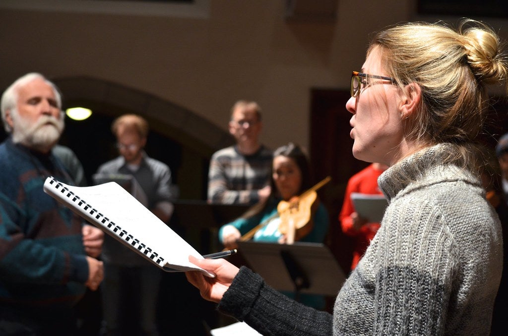 Ross with HPP Early Music Singers