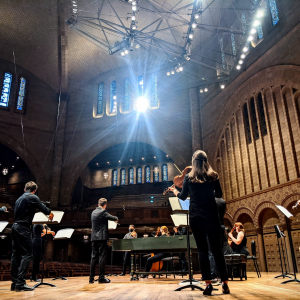 Baroque Orchestra on stage, Silver Hall (MPAC)