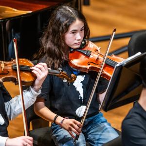 Contemporary Youth Orchestra: CYOverture string student