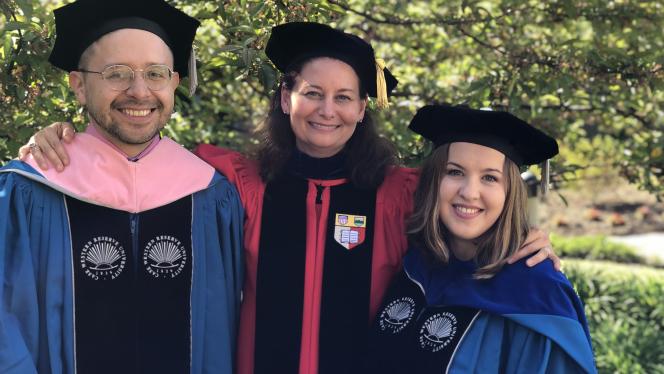 Convocation Graduating Music Graduate Students with Dr. Francesca Brittan