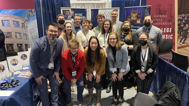 MuEd faculty and students at Midwest 2022