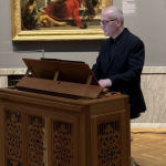 Peter Bennett playing organ at CMA