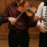 Klezmer Music musicians with instruments