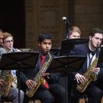 Saxophone section of CWRU Jazz Band