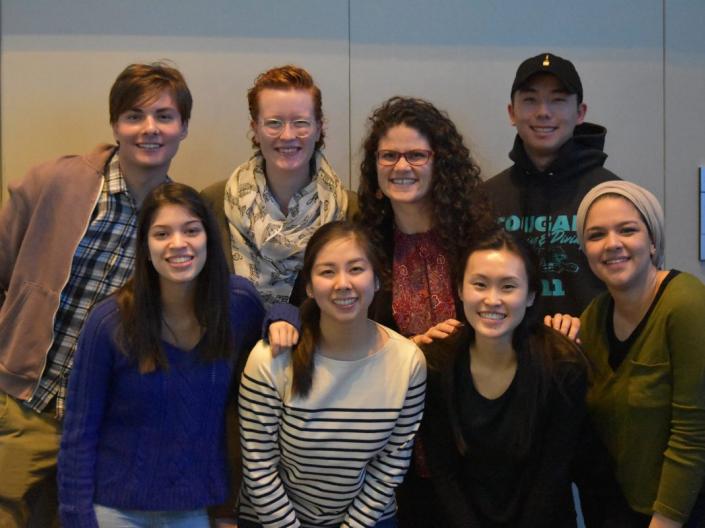 Photo of SpAR Lab members posing as a group