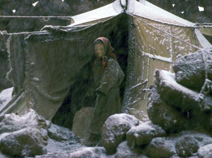 Photo of Tibetan in Tent